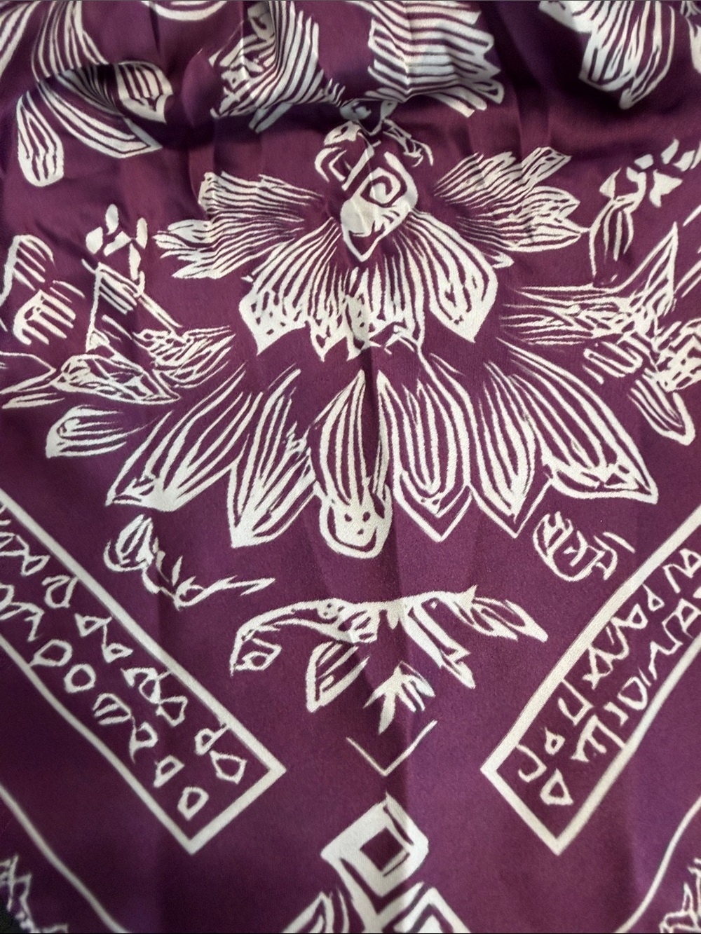 Piper K | Modern Purple & Soft Floral Scarfs - Picture 5 of 6